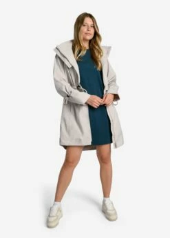 LOLE Performance Wool 3/4 Sleeve Dress - Fjord Blue -Outlet LOLE Store LSW4392 BB49 7 1900x