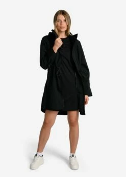 LOLE Performance Wool 3/4 Sleeve Dress - Black -Outlet LOLE Store LSW4392 N415 4 1900x
