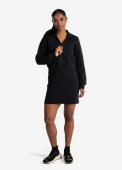 LOLE Ottoman Dress - Black -Outlet LOLE Store LSW4395 N415 4 1900x