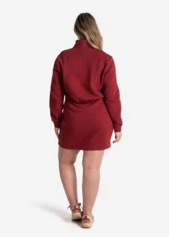 LOLE Ottoman Dress - Merlot -Outlet LOLE Store LSW4395 R421 5 1900x