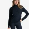 LOLE Traverse Turtle Neck Long Sleeve - Outerspace Heather