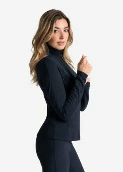 LOLE Traverse Turtle Neck Long Sleeve - Outerspace Heather -Outlet LOLE Store LSW4396 BB07 3 1900x