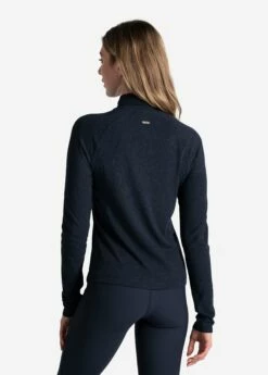 LOLE Traverse Turtle Neck Long Sleeve - Outerspace Heather -Outlet LOLE Store LSW4396 BB07 4 1900x