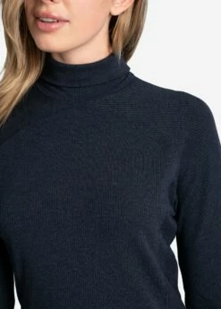 LOLE Traverse Turtle Neck Long Sleeve - Outerspace Heather -Outlet LOLE Store LSW4396 BB07 5 1900x