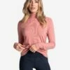 LOLE Traverse Turtle Neck Long Sleeve - Peony