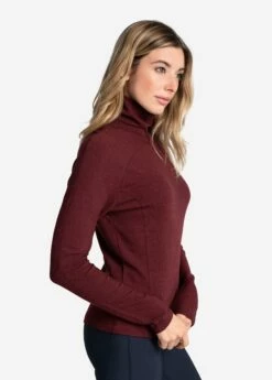 LOLE Traverse Turtle Neck Long Sleeve - Port Heather -Outlet LOLE Store LSW4396 R425 3 1900x