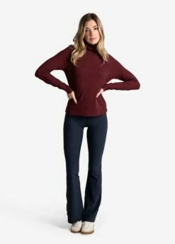 LOLE Traverse Turtle Neck Long Sleeve - Port Heather -Outlet LOLE Store LSW4396 R425 6 1900x