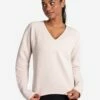 LOLE Ottoman V-Neck Pullover - Abalone