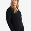 LOLE Ottoman V-Neck Pullover - Black -Outlet LOLE Store LSW4397 N415 1 1900x