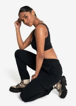 LOLE Journey Cargo Pants - Black -Outlet LOLE Store LSW4401 N415 9 1900x