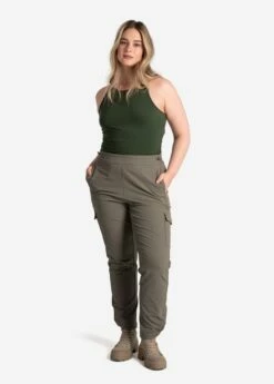 LOLE Journey Cargo Pants - Desert Green -Outlet LOLE Store LSW4401 V799 3 1900x