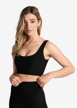 LOLE Sculpt Rib Bra - Black
