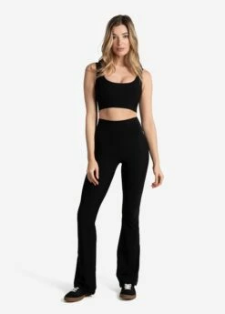 LOLE Sculpt Rib Bra - Black -Outlet LOLE Store LSW4406 N415 4 1900x