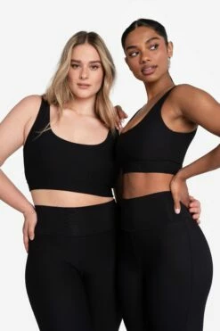 LOLE Sculpt Rib Bra - Black -Outlet LOLE Store LSW4406 N415 6 1900x