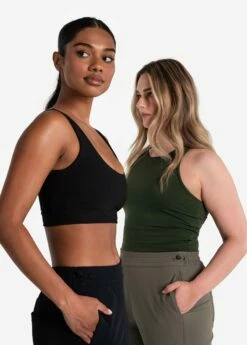 LOLE Sculpt Rib Bra - Black -Outlet LOLE Store LSW4406 N415 7 1900x