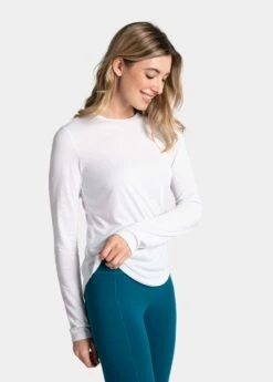 LOLE Everyday Long Sleeve - White -Outlet LOLE Store LSW4410 W101 2 1900x