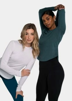 LOLE Everyday Long Sleeve - White -Outlet LOLE Store LSW4410 W101 5 1900x