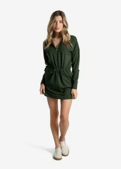 LOLE Mindset Dress - Kombu -Outlet LOLE Store LSW4413 V761 4 1900x