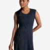 LOLE Traverse Short Sleeve Dress - Outerspace Heather