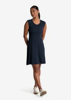 LOLE Traverse Short Sleeve Dress - Outerspace Heather 12 LOLE Traverse Short Sleeve Dress - Outerspace Heather -Outlet LOLE Store LSW4414 BB07 3 1900x