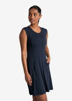 LOLE Traverse Short Sleeve Dress - Outerspace Heather 13 LOLE Traverse Short Sleeve Dress - Outerspace Heather -Outlet LOLE Store LSW4414 BB07 4 1900x