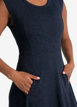 LOLE Traverse Short Sleeve Dress - Outerspace Heather 15 LOLE Traverse Short Sleeve Dress - Outerspace Heather -Outlet LOLE Store LSW4414 BB07 6 1900x