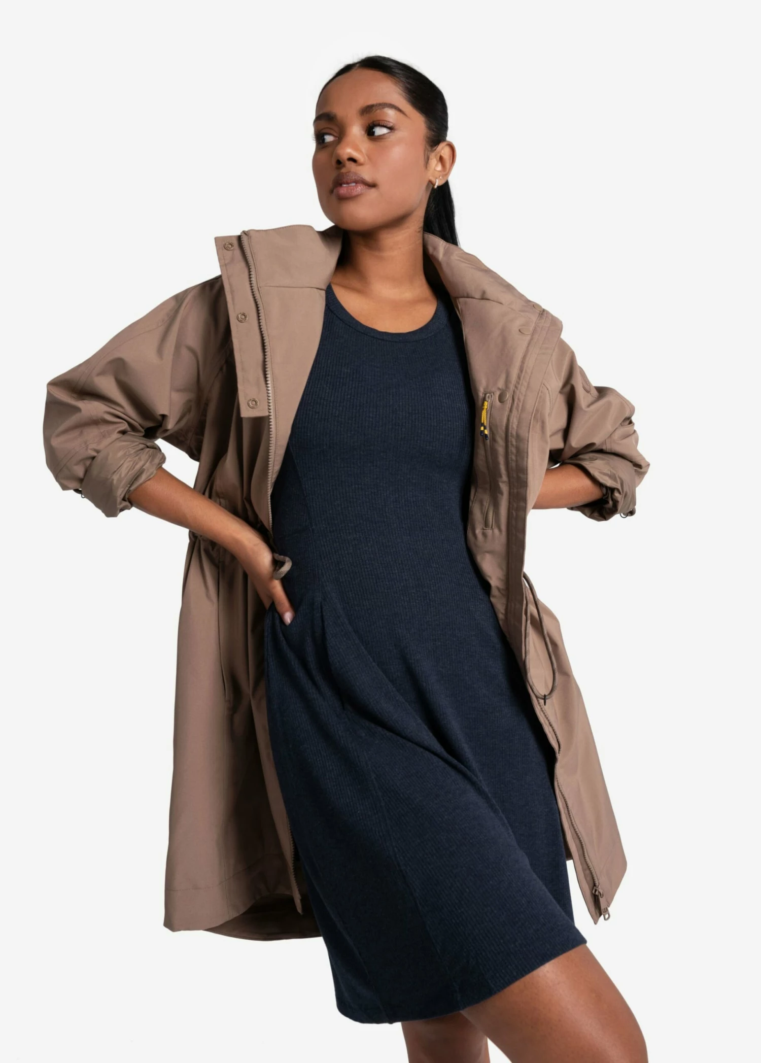 LOLE Traverse Short Sleeve Dress - Outerspace Heather 10 LOLE Traverse Short Sleeve Dress - Outerspace Heather - Image 8