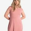 LOLE Traverse Short Sleeve Dress - Peony -Outlet LOLE Store LSW4414 K135 1 1900x