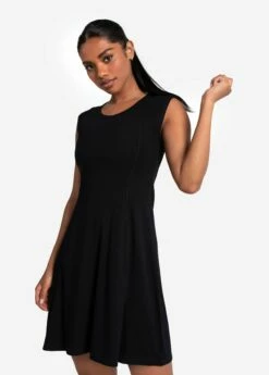 LOLE Traverse Short Sleeve Dress - Black