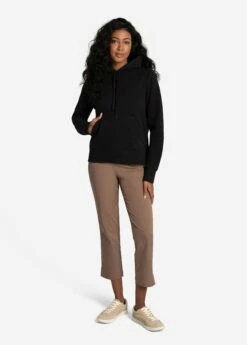 LOLE Lolë Icon Pullover Hoodie - Black -Outlet LOLE Store LSW4417 N415 4 1900x