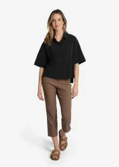 LOLE Miles Cropped Pants - Fossil -Outlet LOLE Store LSW4421 C213 4 1900x