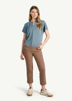 LOLE Elisia Blouse - Ash Heather -Outlet LOLE Store LSW4422 G922 3 1900x
