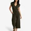 LOLE Effortless Wrap Jumpsuit - Olive -Outlet LOLE Store LSW4425 BB03 1 1900x