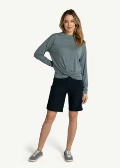 LOLE Elisia Long Sleeve - Ash Heather -Outlet LOLE Store LSW4426 G922 4 1900x