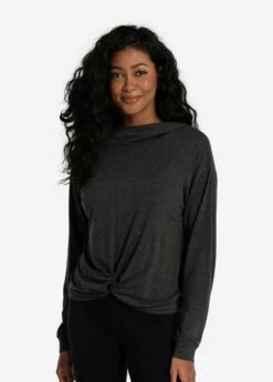 LOLE Elisia Long Sleeve - Black Heather