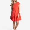 LOLE Olivie Short Sleeve Dress - Cayenne