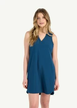 LOLE Olivie Tank Dress - Fjord Blue