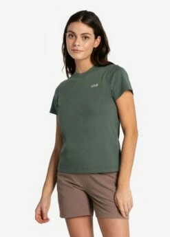 LOLE Laurier Distressed T-Shirt - Marlin Blue