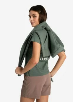 LOLE Laurier Distressed T-Shirt - Marlin Blue -Outlet LOLE Store LSW4432 BB48 6 1900x