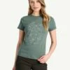 LOLE Laurier Distressed T-Shirt - Marlin Blue Floral Line
