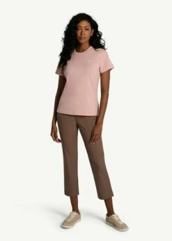 LOLE Laurier Distressed T-Shirt - Ballerina -Outlet LOLE Store LSW4432 K772 6 1900x