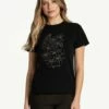 LOLE Laurier Distressed T-Shirt - Black