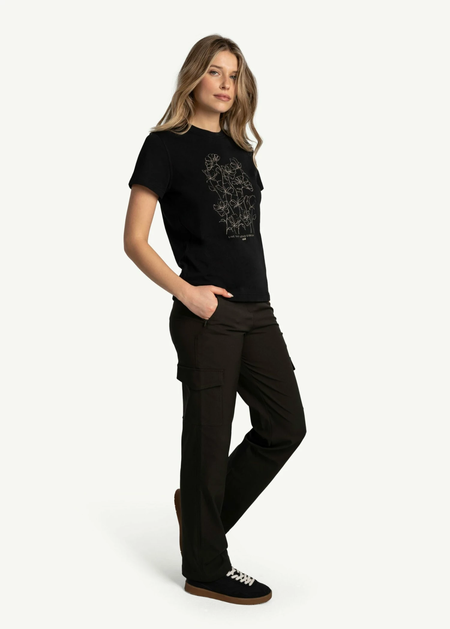 LOLE Laurier Distressed T-Shirt - Black 5 LOLE Laurier Distressed T-Shirt - Black - Image 3