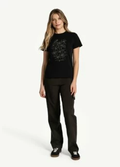LOLE Laurier Distressed T-Shirt - Black 10 LOLE Laurier Distressed T-Shirt - Black -Outlet LOLE Store LSW4432 N415 4 1900x