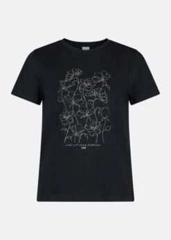 LOLE Laurier Distressed T-Shirt - Black 11 LOLE Laurier Distressed T-Shirt - Black -Outlet LOLE Store LSW4432 N415 5 1900x