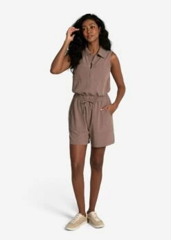 LOLE Momentum Romper - Fossil -Outlet LOLE Store LSW4435 C213 5 1900x