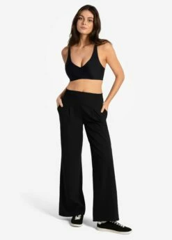 LOLE Connect Wide Leg Trousers - Black -Outlet LOLE Store LSW4437 N415 4 1900x
