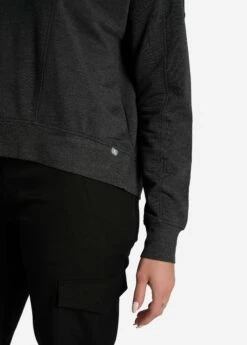 LOLE Chalet Long Sleeve Shirt - Black Heather -Outlet LOLE Store LSW4453 N134 4 1900x