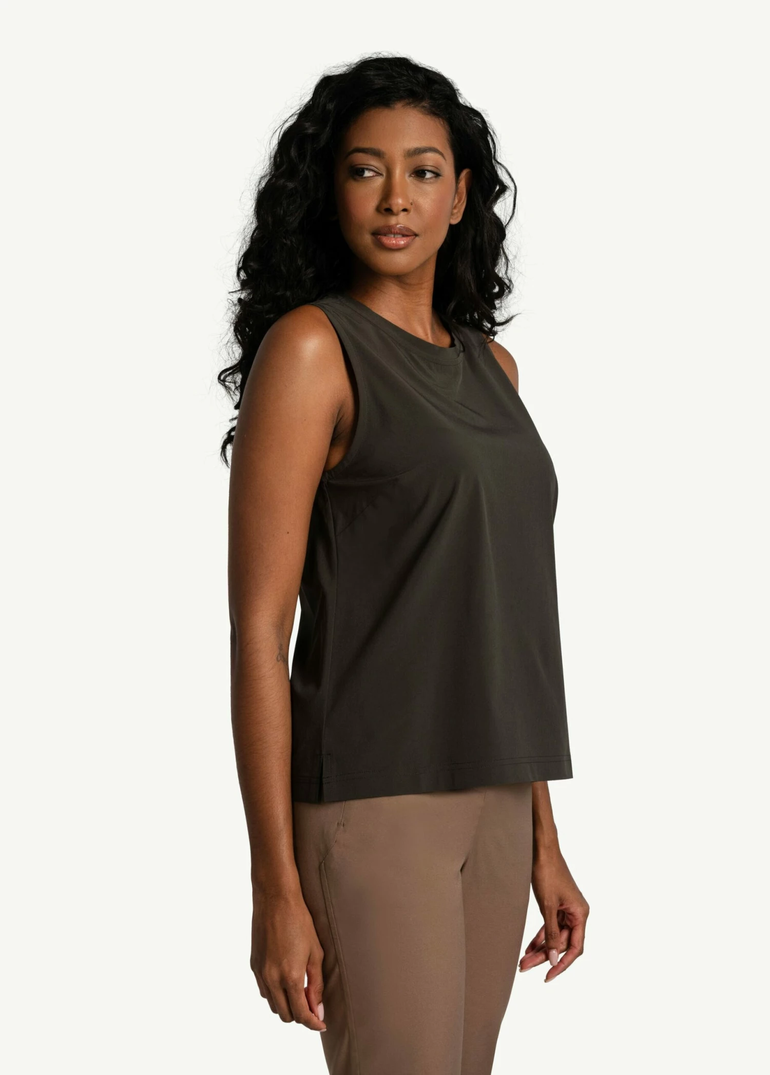 LOLE Olivie Tank Top - Olive 4 LOLE Olivie Tank Top - Olive - Image 2
