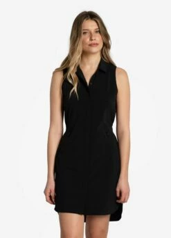 LOLE Olivie Shirt Dress - Black